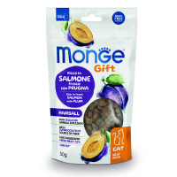 Ласощі для котів Monge Gift Cat Hairball лосось зі сливою