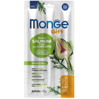Ласощі для котів Monge Gift Cat Hairball сьомга з артишоком
