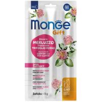 Ласощі для котів Monge Gift Cat Skin support тріска з червоною конюшиною