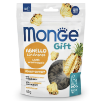 Ласощі для собак Monge Gift Dog Mobility support ягнятина з ананасами