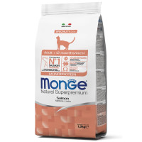 Сухий корм для котів Monge Cat Adult з лососем 1.5 кг