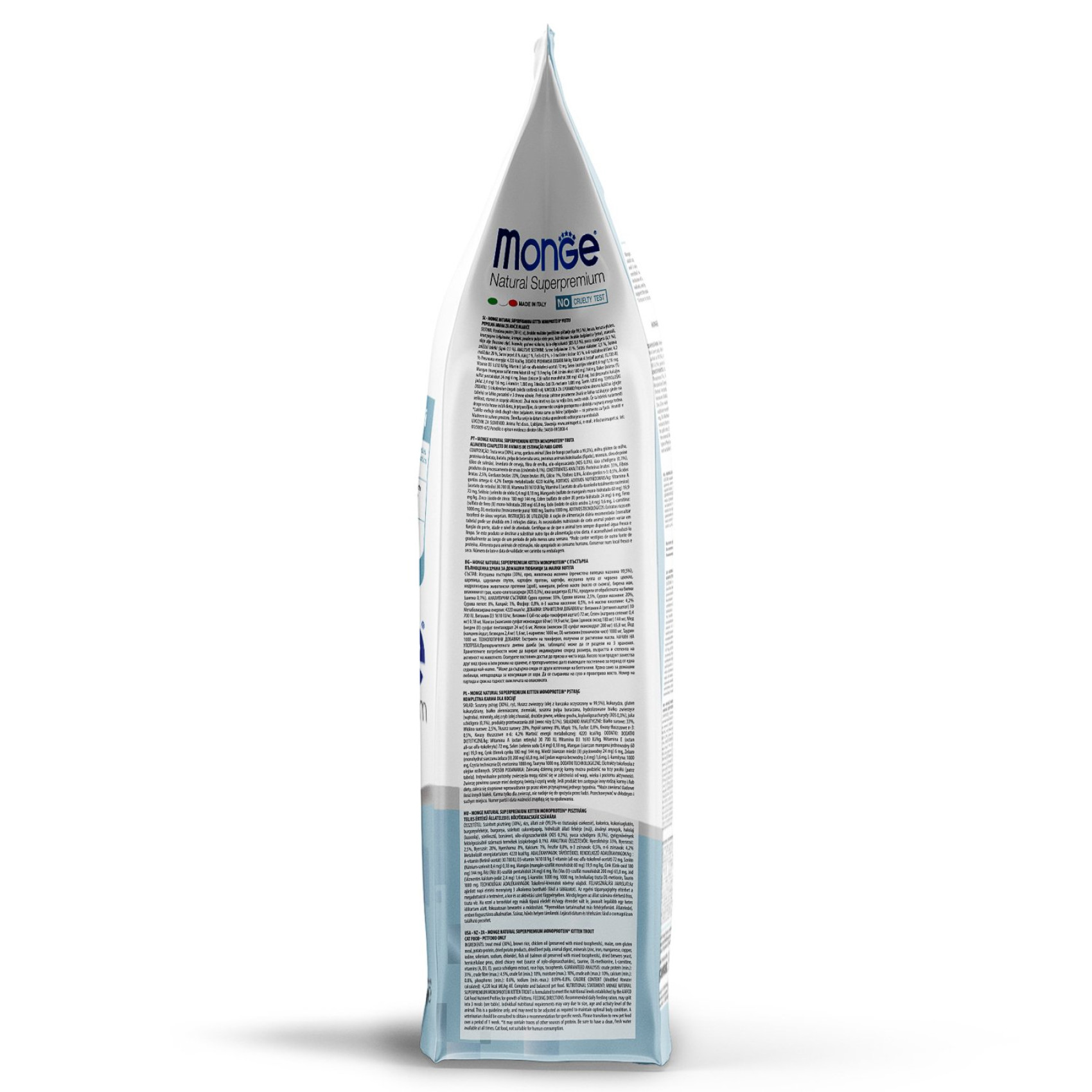 Сухой корм для котят Monge Cat Monoprotein Kitten с форелью 1.5 кг