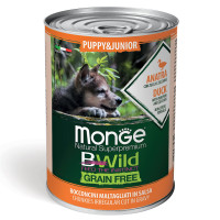 Консерва для собак Monge Dog Bwild Grain Free Puppy & Junior Утка 400г