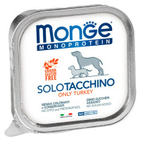 Паштет для собак Monge Dog Solo 100% Индейка 150 г