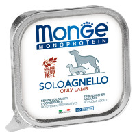Паштет для собак Monge Dog Solo 100% Ягненок 150 г