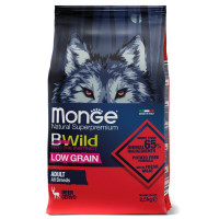 Сухой корм для собак Monge Dog Bwild Low Grain Оленина 2.5 кг