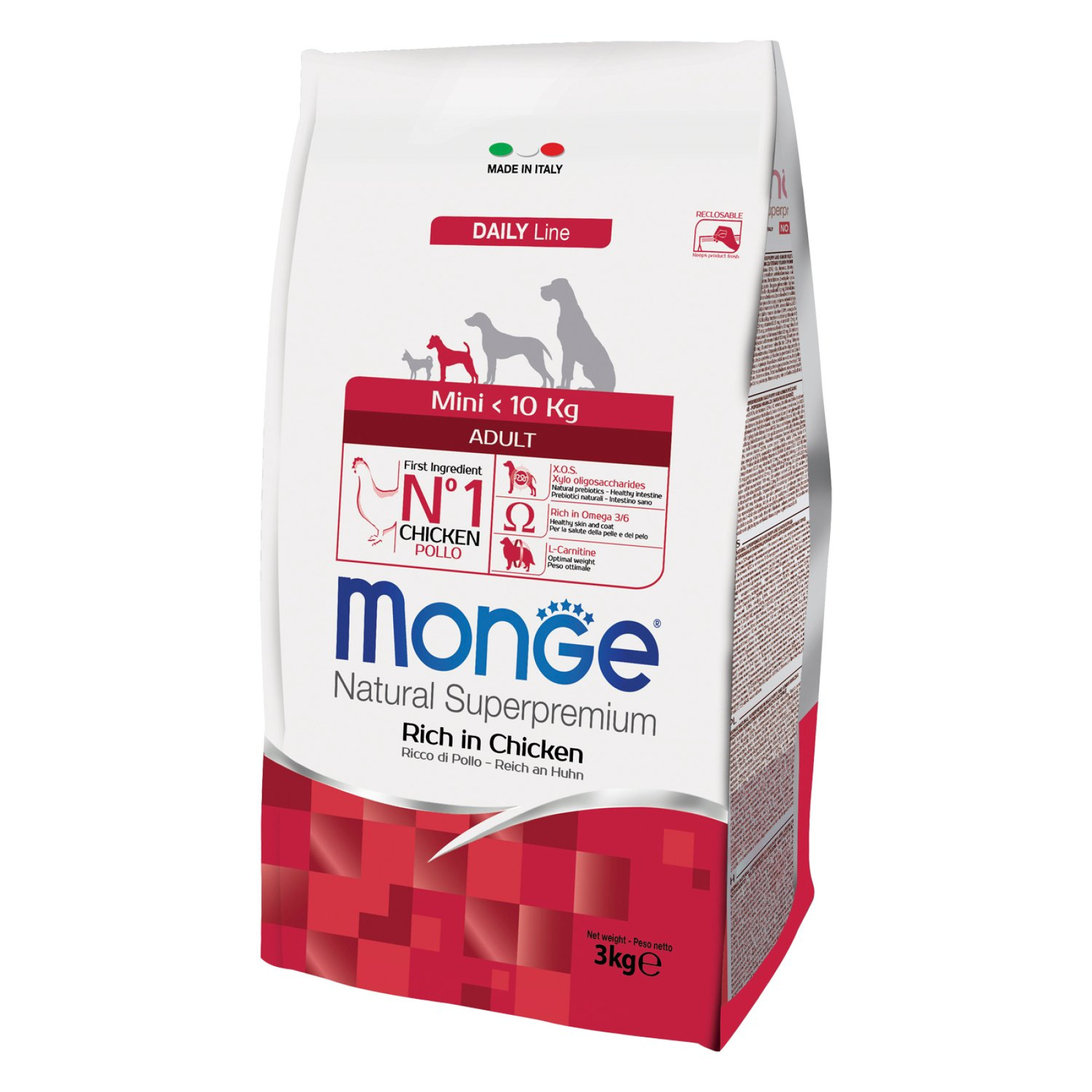 Сухий корм для собак Monge Dog Mini Adult Курка 15 кг