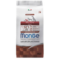 Сухий корм для собак Monge Dog Mini Adult Ягня 2.5 кг