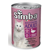 Влажный корм для кошек Monge Simba Cat Wet Цесарка с уткой 415 г