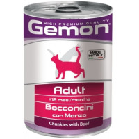 Влажный корм для кошек Gemon Cat Wet Adult Говядина 415 г