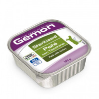 Паштет для кошек Gemon Cat Wet Sterilized Индейка 100 г