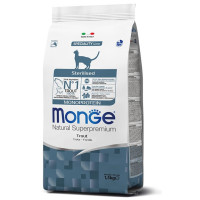 Сухой корм для стерилизованных котов Monge Cat Monoprotein Sterilised с Форелью 400 г