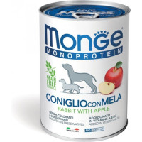 Консервы для собак Monge Dog FRUIT MONOPROTEIN Кролик с яблоком 400 г