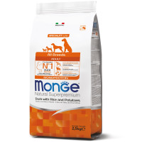 Сухой корм для собак Monge Dog All breeds Adult Утка 2.5 кг