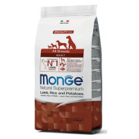 Сухий корм для собак Monge Dog All breeds Adult Ягня 2.5 кг