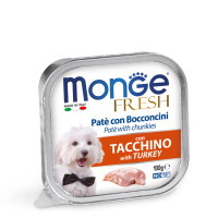 Паштет для собак Monge Dog FRESH Индейка 100 г
