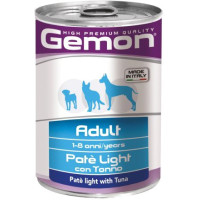 Консерва для собак Gemon Dog Wet Adult  Light Тунeць 400 г