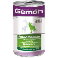 Консерва для собак Gemon Dog Wet Medium Adult Ягня 1.25 кг