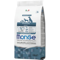 Сухий корм для собак Monge Dog All breeds Adult Форель 2.5 кг