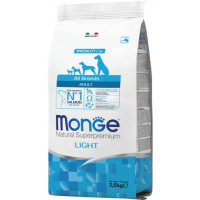Сухий корм для собак Monge Dog All breeds Adult Light Лосось 2.5 кг