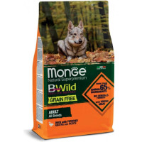 Сухий корм для собак Monge Dog Bwild Grain Free Качка 15 кг