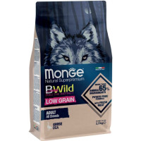 Сухой корм для собак Monge Dog Bwild Low Grain Гусь 2.5 кг