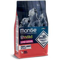 Сухой корм для собак Monge Dog Bwild Low Grain Puppy & Junior Оленина 15 кг 