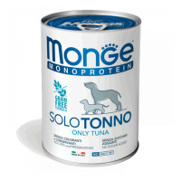 Консерва для собак Monge Dog Solo 100% Тунец 400 г