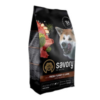 Сухий корм для собак Savory Large Breeds Fresh 3 кг - індичка та ягня