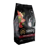 Сухой корм для собак Savory Small Breed Fresh 3 кг - индейка и ягненок