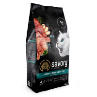 Сухой корм для котят Savory Kitten 2 кг - индейка и курица