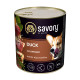 Вологий корм для собак Savory Adult 800 г - качка