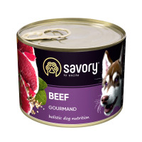 Вологий корм для собак Savory Adult 200 г - яловичина