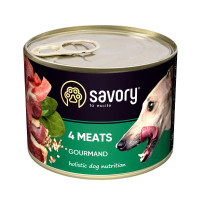 Вологий корм для собак Savory Adult 200 г - м'ясне асорті