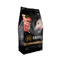 Сухий корм для собак Savory All Breed 1 кг - кролик та качка