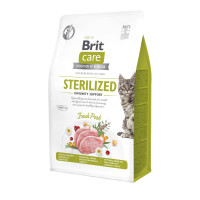 Сухой корм для котов Brit Care Cat Grain Free Sterilized Immunity Support 0,4 кг - свинина
