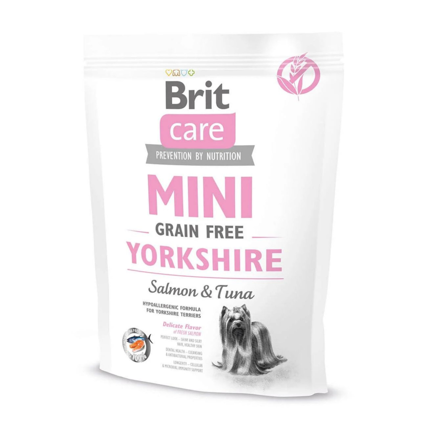 Сухой корм для собак Brit Care Mini GF Yorkshire 400 г - лосось и тунец