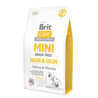 Сухий корм для собак Brit Care Mini GF Hair & Skin 2 кг - лосось та оселедець
