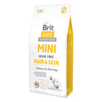Сухой корм для собак Brit Care Mini GF Hair & Skin 7 кг - лосось и сельдь