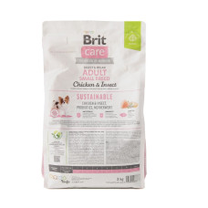 Сухой корм Brit Care Dog Sustainable Adult Small Breed 3 кг - курица и насекомые
