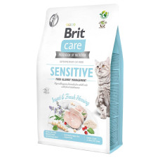 Сухой корм для кошек с пищевой непереносимостью Brit Care Cat GF Insect 2 кг (насекомые и рыба)