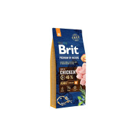 Сухий корм для собак Brit Premium Dog Adult M 15 кг - курка