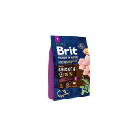 Сухой корм для собак Brit Premium Dog Adult S 3 кг - курица