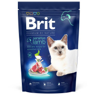 Сухий корм для котів із чутливим травленням Brit Premium by Nature Cat Sensitive 1,5 кг - ягня