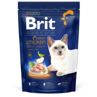 Сухой корм для котов, живущих в помещении Brit Premium by Nature Cat Indoor 1,5 кг (курица)