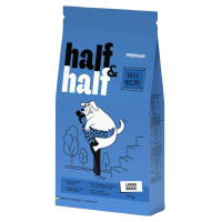 Сухой корм для собак Half&Half Large Breed 12 кг - говядина