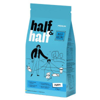 Сухой корм для щенков Half&Half Puppy 2 кг - говядина