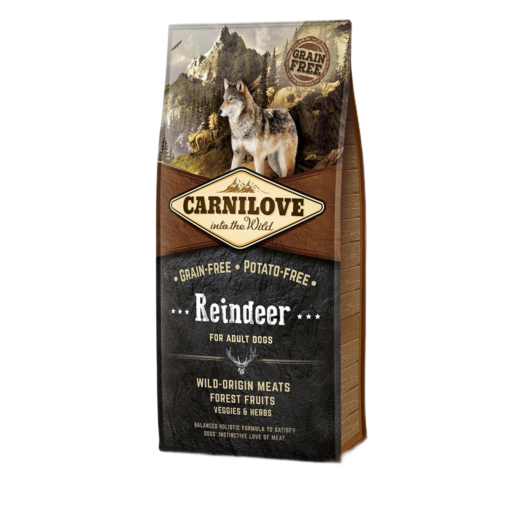 Сухий корм для дорослих собак всіх порід Carnilove Raindeer 12 кг (оленина та кабан)