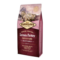 Сухой корм для котят Carnilove Cat Kitten 6 кг - лосось и индейка