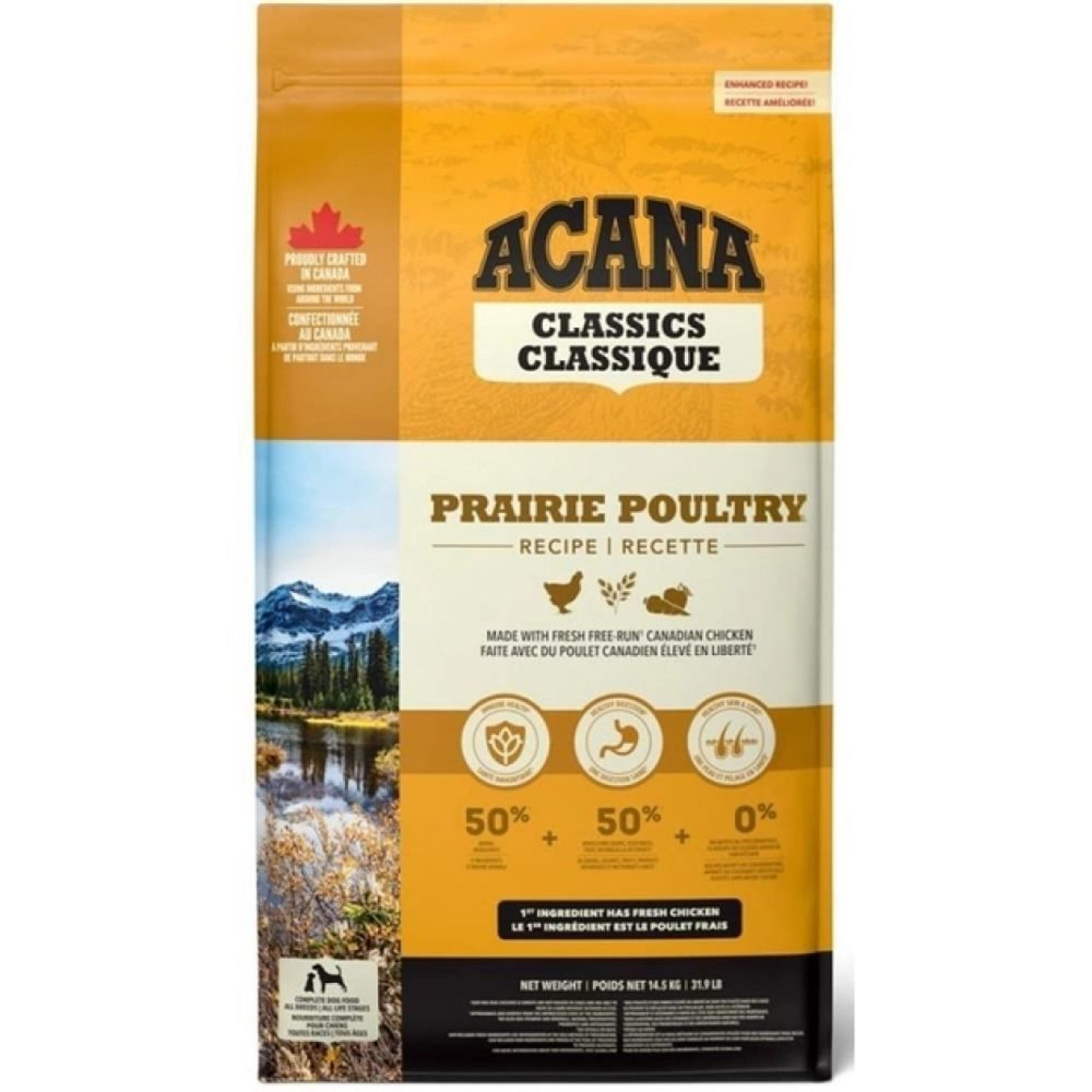 Сухий корм для дорослих собак всіх порід Acana Prairie Poultry 14,5 кг - курка